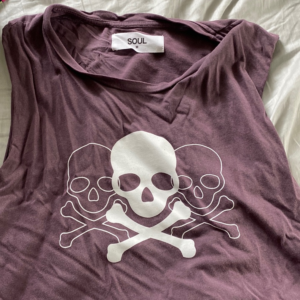 Soul cycle top purple new with tag siZe M